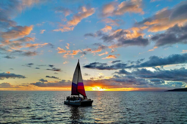 Sunset Sailing on a Floating Tiki Bar Charming Hawaiian Catamaran - Photo 1 of 16